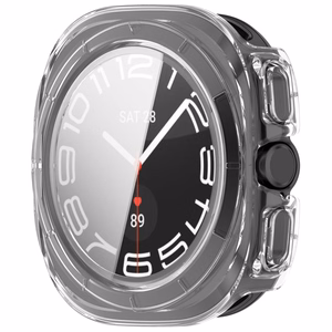 Tech-Protect Defense 2-Pack Case for Samsung Galaxy Watch Ultra 47mm - Clear Matte Black