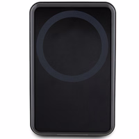 Magnetinė išorinė baterija Ferrari Metal Logo MagSafe 15W 10000mAh su stovo funkcija (juoda)