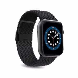 Puro Loop nailoninis dirželis Apple Watch 38/40/41 mm - juodas