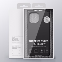 Nillkin Super Frosted Shield sustiprintas dėklas iPhone 13 Pro Max - juodas