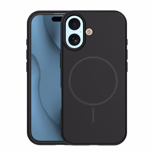 Silikoninis Thin Mag dėklas for iPhone 17 6,3" juodas