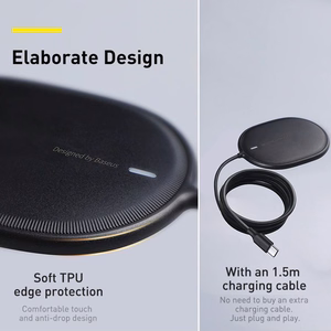 Baseus indukcinis įkroviklis LIGHT magnetinis Iphone 12 su Type C laidu (WXQJ-02) baltas