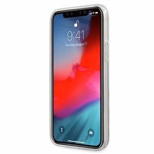 US Polo Assn. Gradient Pattern Collection dėklas, skirtas iPhone 12 mini, mėlynas