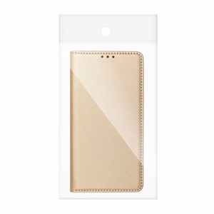 Atverčiamas Smart Case Book dėklas, skirtas Oppo A6x, auksinis