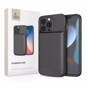 Tech-Protect PowerCase iPhone 13 / 13 Pro su 4800mAh išorine baterija - juoda