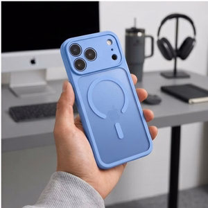 Tech-Protect BasicMag MagSafe dėklas, skirtas iPhone 17 Pro / 18 Pro, matinis šviesiai mėlynas
