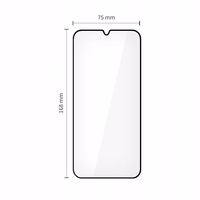 Tech-Protect Glass Fit+ 2-rinkinys grūdintas stiklas Xiaomi Poco M7 - Juodas