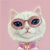 Nimmy Cool&Cute 2.0 Katės dėklas telefonui iPhone 17 Pro - rožinis