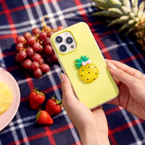 Fruit 2in1 dėklas skirtas iPhone 12 / 12 Pro 6,1" geltonas