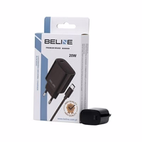 Beline Tinklo įkroviklis 1x USB-C 20W + USB-C laidas juoda PD 3.0 BLNCB20C