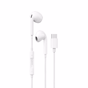 Dudao внутриканальные наушники с разъемом USB Type-C белый (X14PROT)