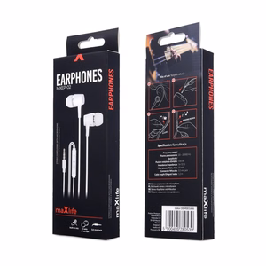 "Maxlife" laidinės ausinės MXEP-02 jack 3,5 mm, baltos spalvos