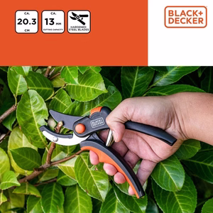 Sekatorius BLACK+DECKER su prasilenkiančiais ašmenimis, 20,3 cm