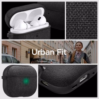 Spigen Urban Fit dėklas Apple AirPods Pro 1 / 2 - juodas