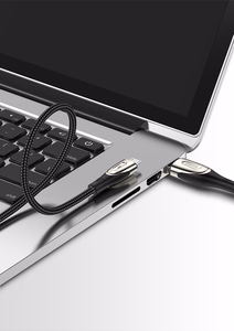"Micro USB 3A" greitojo įkrovimo kabelis 1,2 m "Joyroom S-M411" (juodas)