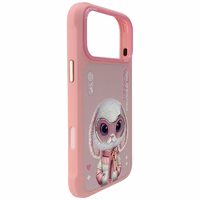 Nimmy Cool&Cute 2.0 Rabbit dėklas iPhone 17 Pro Max - rožinis
