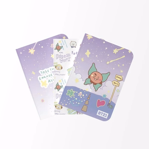 BT21 SHOOKY A6 užrašų knygelių rinkinys, 3 vnt.