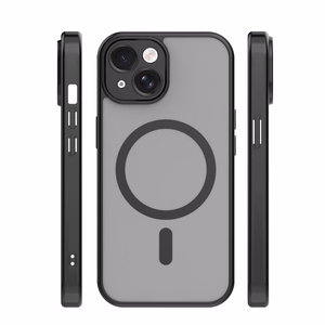 Mag Matt dėklas iPhone 15 6,1" juodas