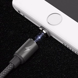 USB laidas Remax RC-095i rudas Lightning 100cm (su nuimamu magnetiniu jungtuku)