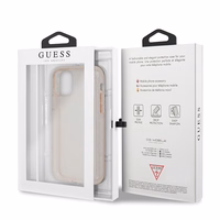Guess GUHCN65PCGLPI iPhone 11 Pro Max rožinis kietasis dėklas Glitter