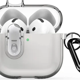 Dėklas Dux Ducis PECL Apple AirPods 4 pilkas