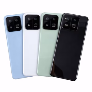 Galinis dangtelis suderinamas su Xiaomi 13 juodas (su kameros objektyvu) OEM
