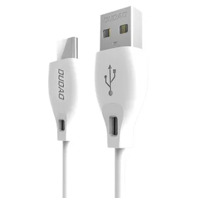 Dudao kabelis USB Type C 2.1A 1m baltas (L4T 1m baltas)