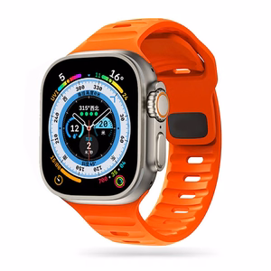 TECH-PROTECT ICONBAND LINE APPLE WATCH 4 / 5 / 6 / 7 / 8 / 9 / SE / ULTRA 1 / 2 (42 / 44 / 45 / 49 MM) ORANŽINIS
