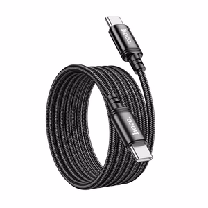 Kabelis USB C į USB C Hoco 3A 60W 2 m X89 juodas