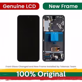 Ekranas skirtas Samsung S901 S22 su rėmeliu / Pink Gold / (Atnaujintas: Telemax)