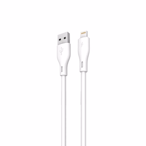 Dudao L2L USB-A / Lightning 3A kabelis 2m - baltas