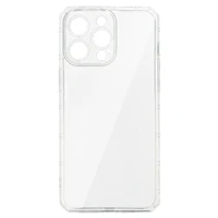 Šarvuotas smūgiams atsparus dėklas Iphone 15 Pro, skaidrus