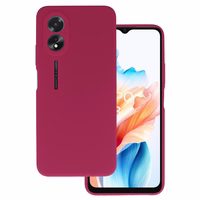 Silicone Lite dėklas telefonui Oppo A38 4G bordo spalvos