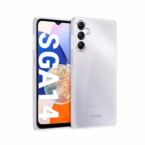 Crong Crystal Slim Cover dėklas, skirtas Samsung Galaxy A14 5G, skaidrus