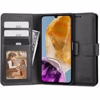 Tech-Protect Wallet dėklas telefonui Samsung Galaxy M15 5G - juodas