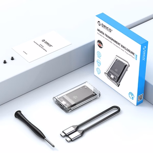 "Orico TC10-MS" MSATA USB-C 3.2 5 Gb/s disko kasetė - skaidri