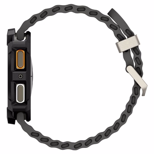 Spigen Rugged Armor dėklas Samsung Galaxy Watch 8 40mm - matinė juoda