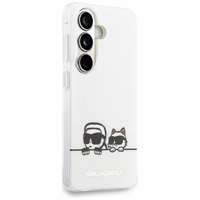 Karl Lagerfeld IML Peekaboo Karl&Choupette MagSafe Dėklas for Samsung Galaxy S26 Plus - skaidrus