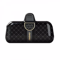 Power Bank Dudao "K20SL" Juodas 5000mAh + integruotas Lightning jungtis