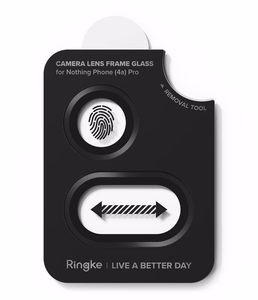 Ringke Camera Frame Protector kamerų rėmelio apsauga, 2 vnt. komplektas, Nothing Phone 4A Pro, juoda
