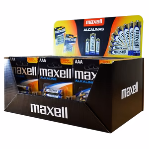 Maxell Alkaline LR03 AAA 4 шт. (30 блистеров/120 батареек)