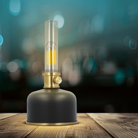 Retro Petroleum LED Lempa juodas FLR-25 Forever Light