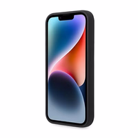 Karl Lagerfeld KLHCP14LSLCTBK iPhone 14 Pro 6.1 "kietas dėklas juodas/juodas Silikoninis Choupette Kūnas