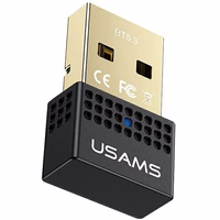 USAMS USB Bluetooth adapteris juodas ZB285SPQ01 (US-ZB285)