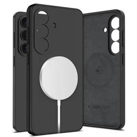 Tech-Protect Silicone MagSafe Case for Samsung Galaxy S26 - Black
