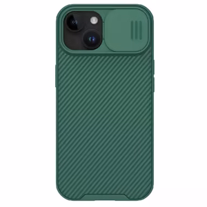 Чехол Nillkin CamShield Pro PC+TPU для iPhone 15 Plus зелёный