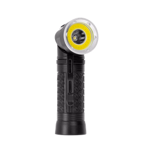Rebel LED flashlight with movable head