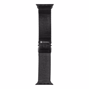 Ремешок для Apple Watch Forcell F-Design FA11 стальная застёжка 38 / 40 / 41 мм чёрный
