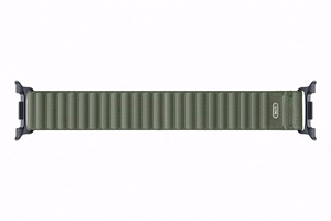 Alyvuogių spalvos „Samsung SVL32SG Fabric Band“ medžiaginis laikrodžio dirželis (S/M), skirtas „Galaxy Watch9“ ir „Galaxy Watch8“