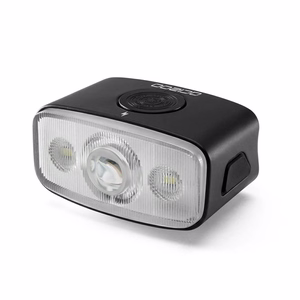 Rockbros QC1200 priekinis dviračio žibintas, 1200lm, USB-C – spalva: juoda